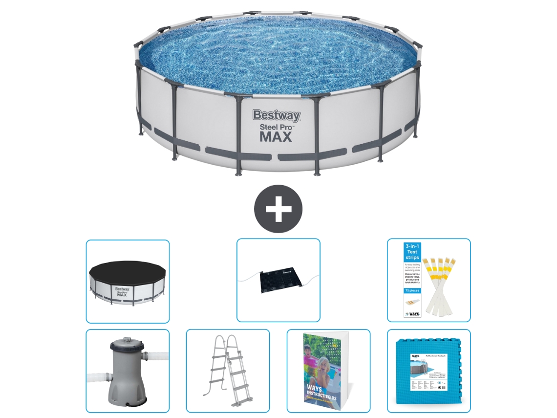 Bestway Piscina Bestway Steel Pro Max Redonda - 427x122 Cm - 8-peças S621