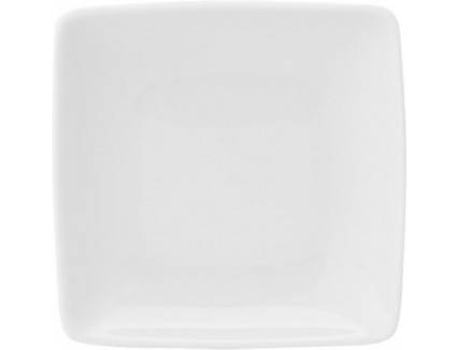 Prato de Sobremesa VISTA ALEGRE CARRE WHITE (Porcelana - 21 cm)