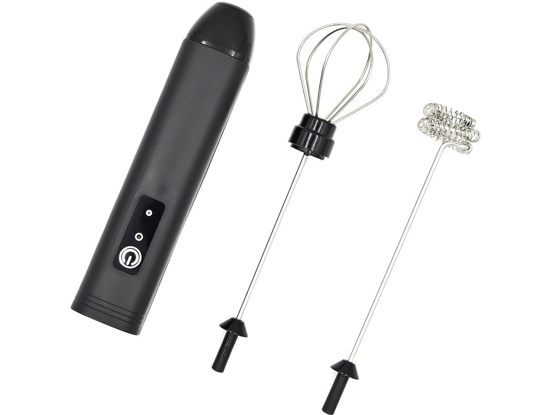 Espumador de Leite Eletrico Sem Fio, Manual, Cor Preto ZYBLSSBB