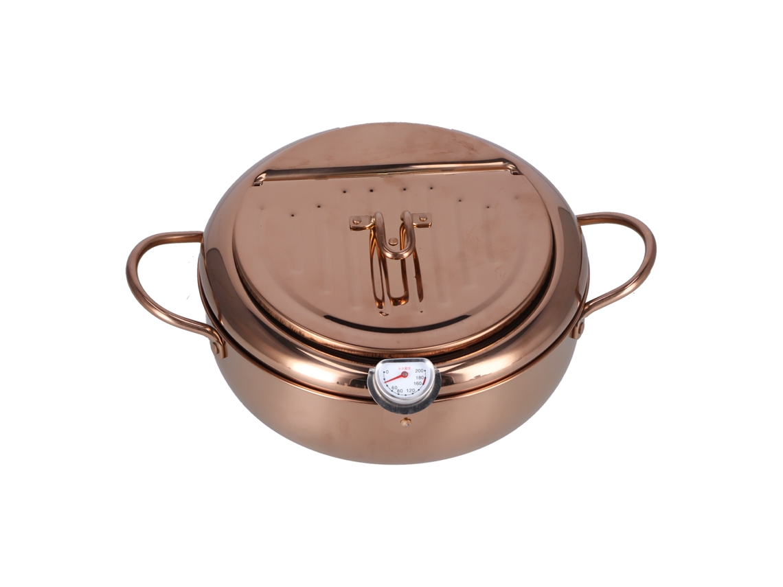 Fritadeira Inox LAXISCREED 3.2l Termômetro Antiaderente