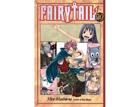 Livro fairy tail 20 de hiro mashima (inglês)