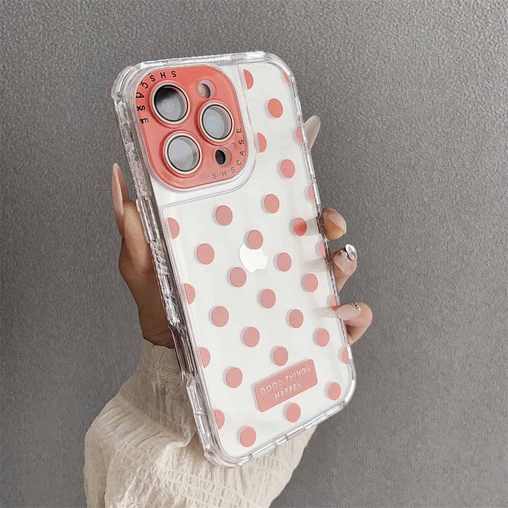 Capa Transparente De Tpu À Prova De Choque (iphone 13, Laranja), Compatível Com Iphone, Proteção Ultrafina.