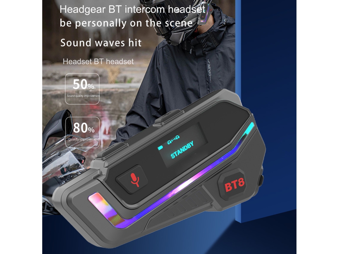 Headset Bt LAXISCREED Moto Interfone Capacete