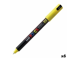 Rotuladores POSCA Pc-1Mr Amarelo 6 Unidades