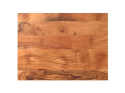 Vidaxl Tampo De Mesa Retangular 80x60x3,8 Cm Madeira De Acácia Maciça