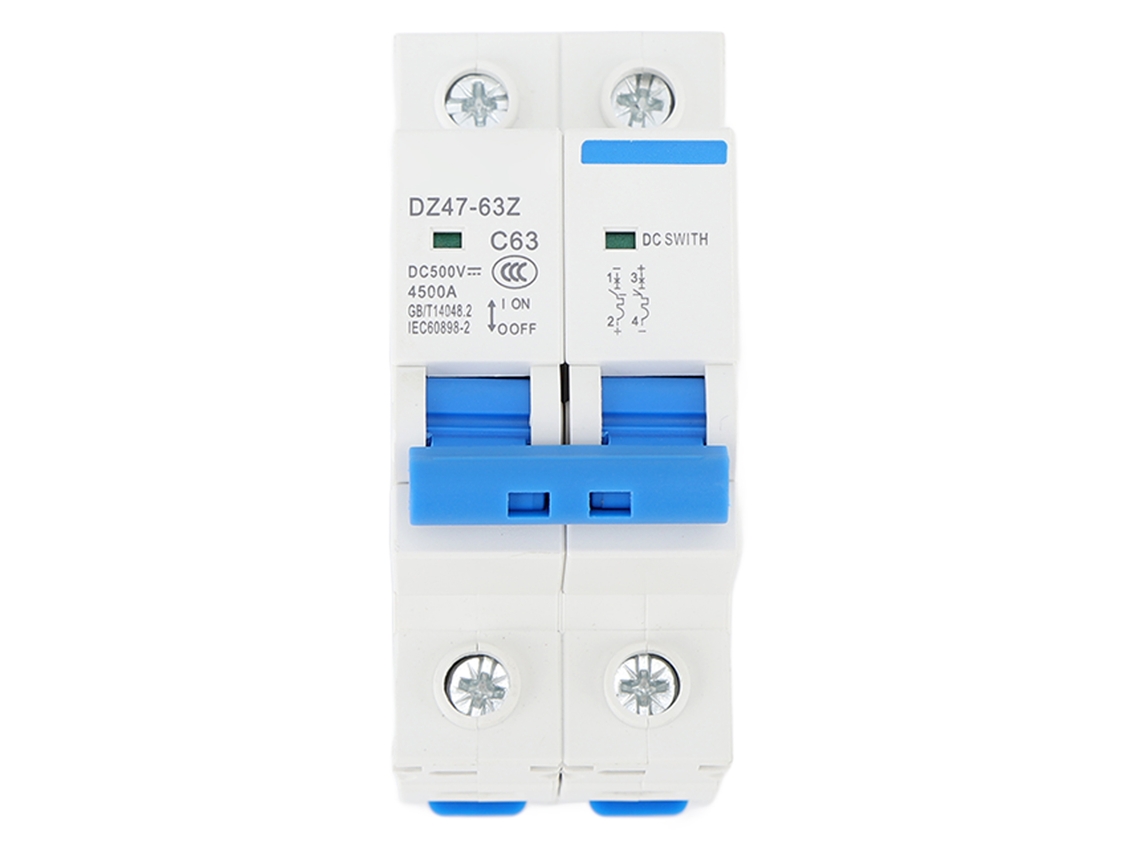 Interruptor Miniatura de Circuito 2p para Fotovoltaica Dc 500v 63a | S/MARCA