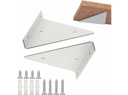 NEVEANCE Suporte de Estante de Metal Flutuante, Branco, para Sala ou Banheiro