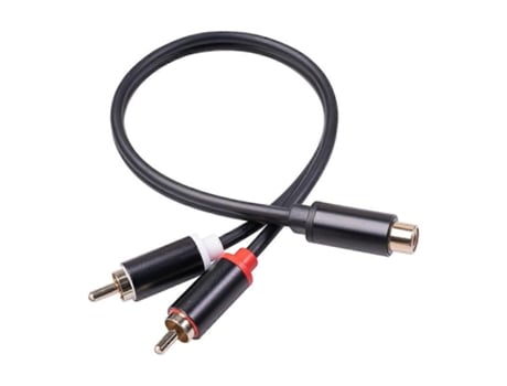 Cabo Rca 2 Rca Macho Para 1 Rca Fêmea Adaptador Cabo De Áudio Cabo Aux Para Edifer Home Theater Dvd Vcd Zmliyecqnq