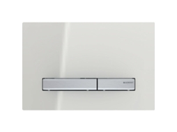 Placa de Accionamento GEBERIT Sigma50 para Descarga de 2 Volumes Cor: Cromado / Cinzento Areia
