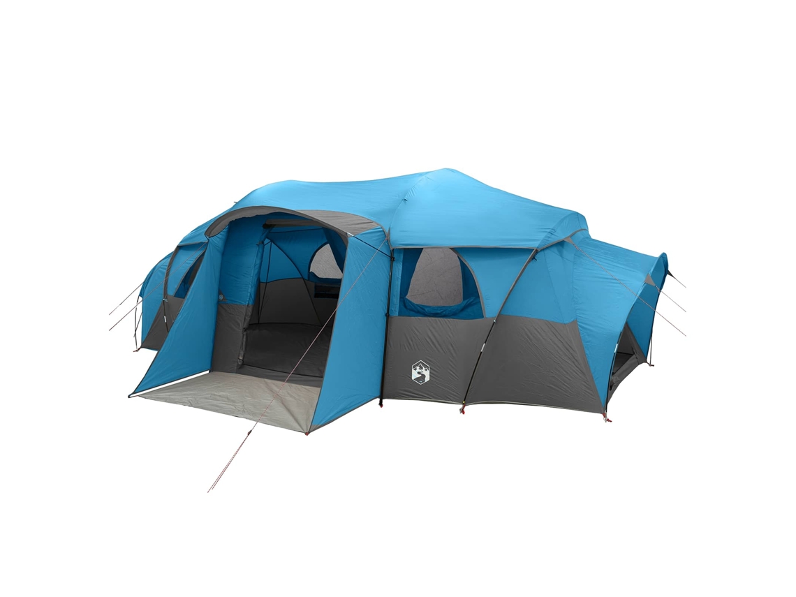 Conjunto 1 Barraca Familiar Vidaxl Azul Poliéster (10 Pessoas)