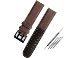 Pulseira de Couro para 20 a 22 Mm Alta Qualidade Resistente | S/MARCA