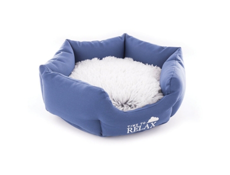 Cesto Redondo para Cão MARTIN SELLIER: Coleção Igloo Relatia MARTIN SELLIER Azul Relax L.40 x L.34 x A.17