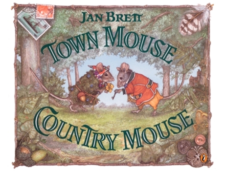 Livro Town Mouse Country Mouse de Jan Brett (Inglês)