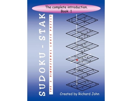 Livro Sudoku-stak The 3-dimensional Logic Puzzle -- Book 1 De Richard John (inglês)