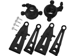 Conjunto De 3 Pares Braços Suspensão Plástico Preto Para Carro,acessórios Direção Superiores E...