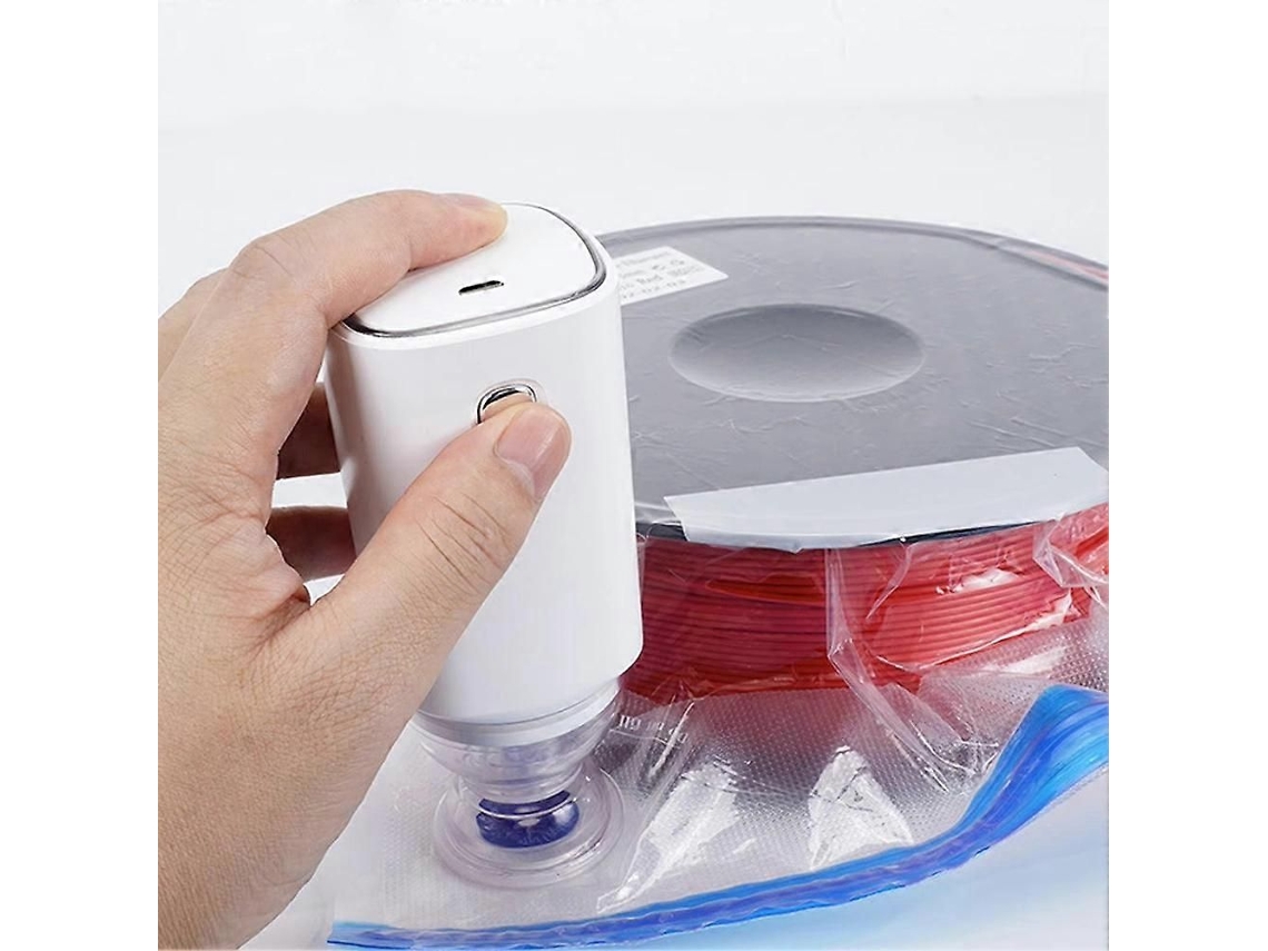 Bomba De Vácuo Automática, Compressão Elétrica Portátil Recarregável Para Sacos Vácuo.