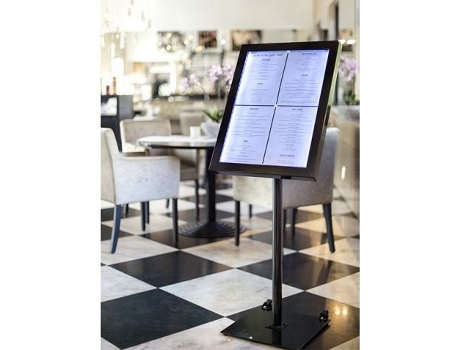 Expositor Menus Black Star