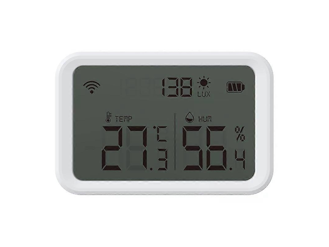 Lurelia Termômetro E Higrômetro Tuya Smart Zigbee, Sensor De Temperatura E Umidade Sem Fios Com Wi Fi, Detector Ambiental