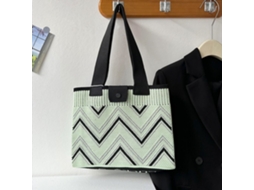 Bolsa de Inverno Tricotada, Mão Feminina, Viagens e Compras AQUAFORGE