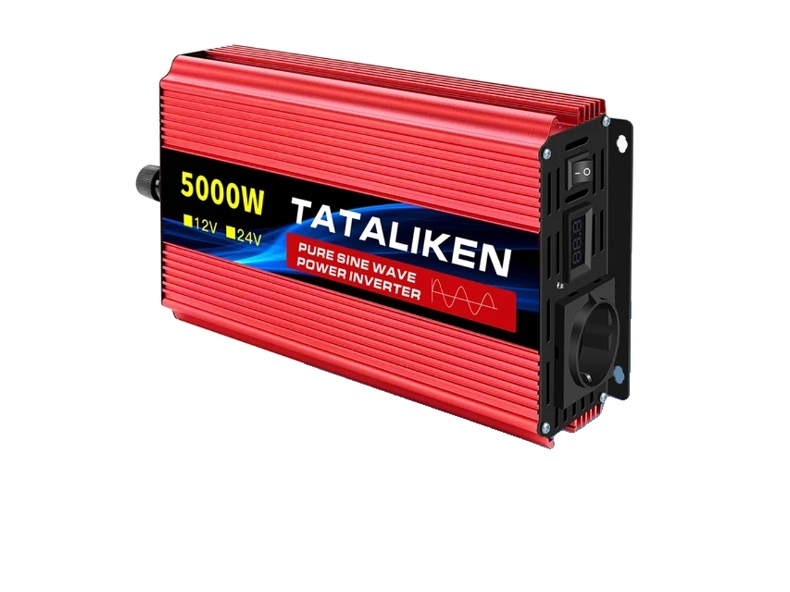 Inversor de onda sinusoidal pura, conversor de transferência de 12 V CC para 220 V CA, 5000 W, UE, 12 V, 50 Hz, OEM para a Europa