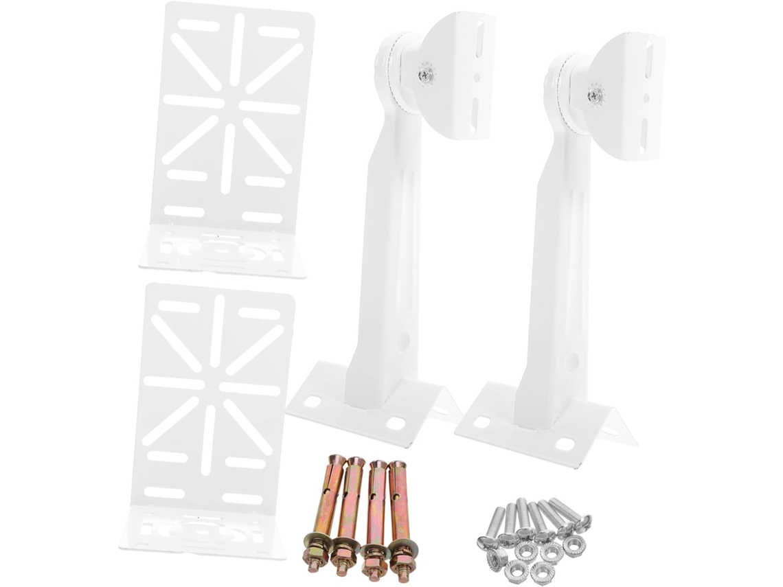 Conjunto Com 2 Suportes Reforçados Em Aço Para Câmeras De Segurança Tipo Domo, Ideais Para Instalaçã Gokoco