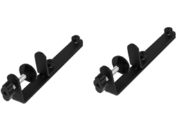 Suporte De Metal Para Painel Perfurado Cabilock 2 Peças Fixação Durável Prateleiras Em Casa E No Banheiro Design Sem