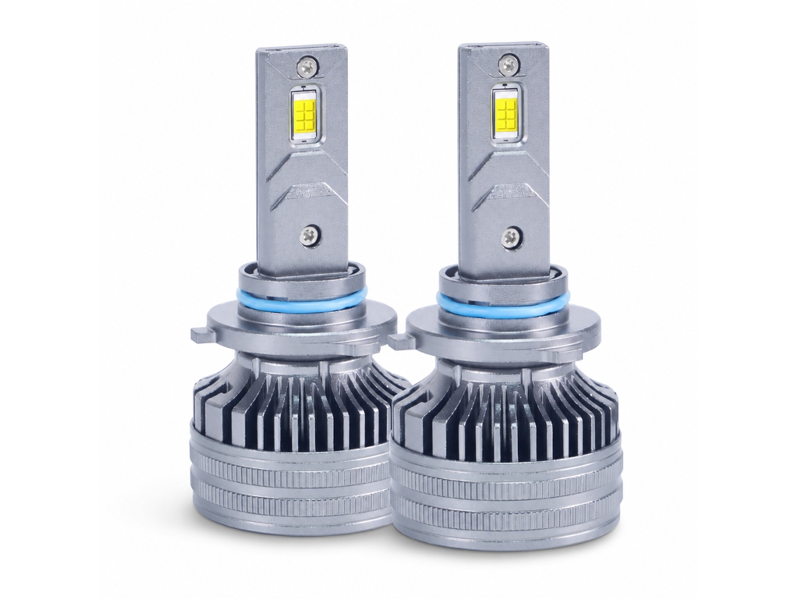 Lâmpada Led Para Farol Automóvel R4 9012, Luz Branca, 130 W, Prateada Redsea