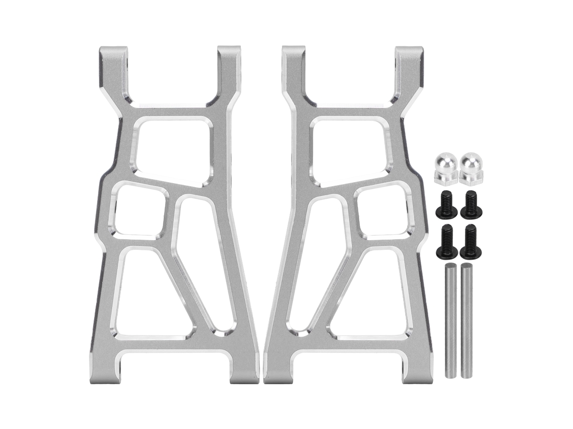 2pcs Braços Dianteiros De Alumínio Rc Para Suspensão Zd Racing Dbx 10 Veículo Off Road 1/10 Titanio