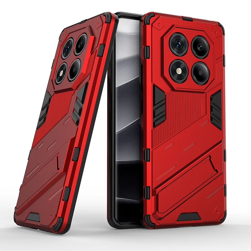 Capa Protetora À Prova De Choque Para Celular (red Redmi Note 13 Pro 5g) Com Protetor De Câmera.