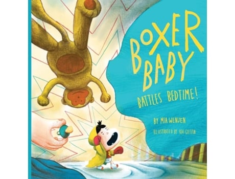 Livro Boxer Baby Battles Bedtime de Mia Wenjen (Inglês)