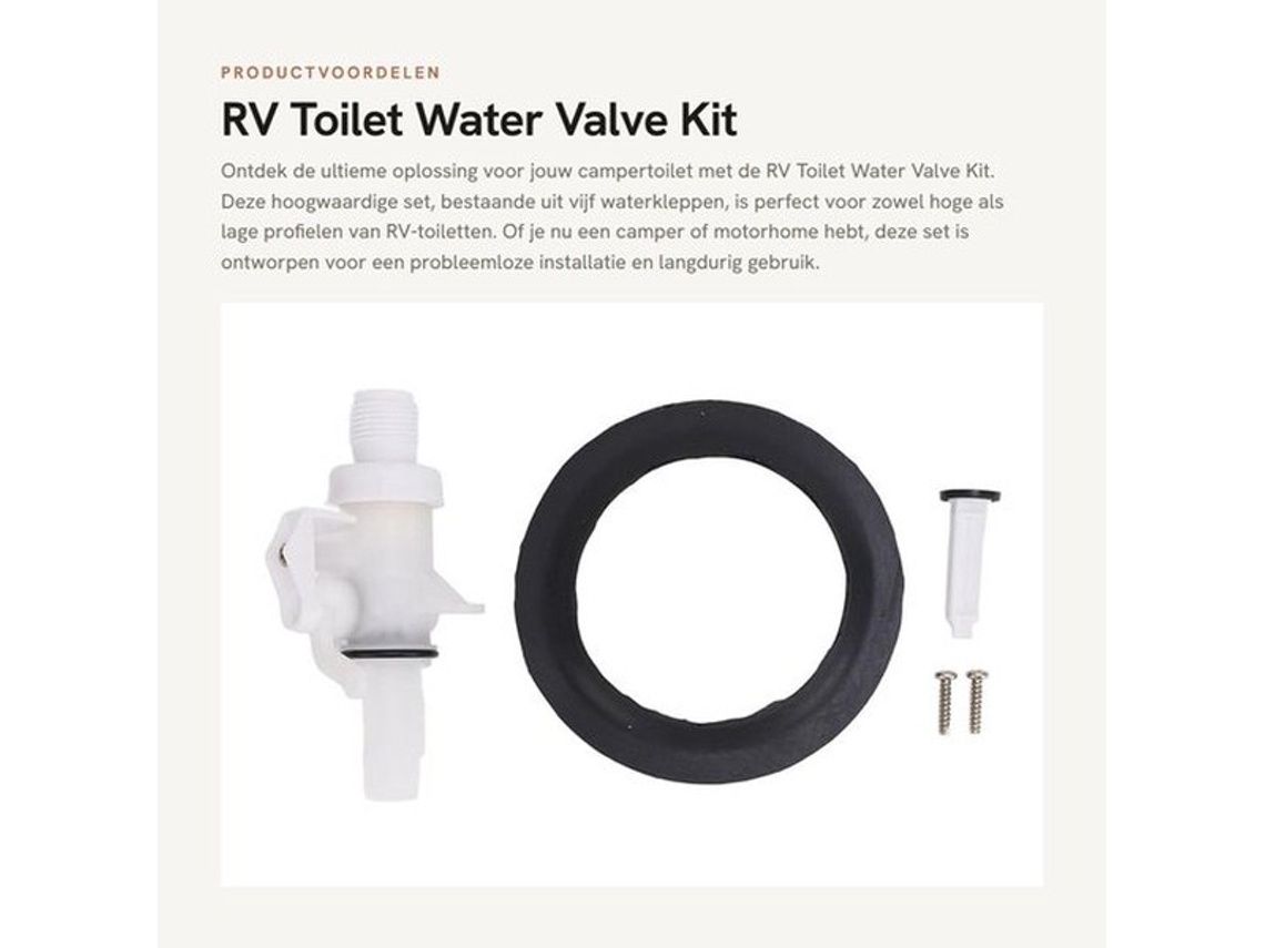 Conjunto De Válvulas De Descarga Rv Para Campaingas - 5 Unidades - Robusto Em Abs - Longa Duração - Válvula De Descarga Para Campaingas