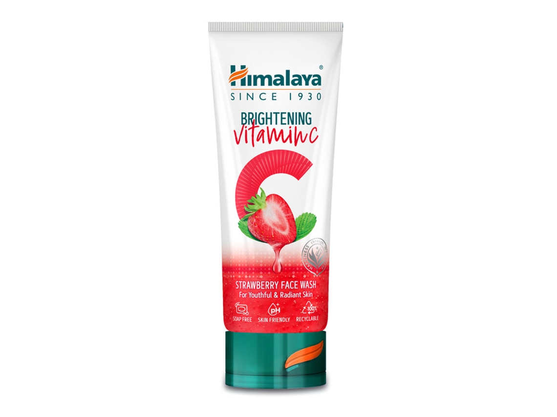 Himalaya Brightening Vitamin C Strawberry Facial Cleanser
