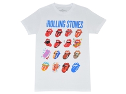 The Rolling Stones Evolution T-shirt White Unisex Adults Size:m