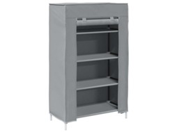 Shoe Cabinet, Shoe Cabinets Vidaxl Cinzeto Tecido Não Tecido