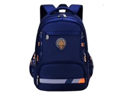 Mochila de Grande Capacidade para Meninos Recém-Chegados Do Ensino Fundamental e Médio Azul Royal