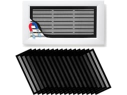 Filtro De Grelha De Ventilação De Piso, Pacote Com 6 Unidades, 10 Cm X 25 Cm Para Uso Doméstico E Profissional