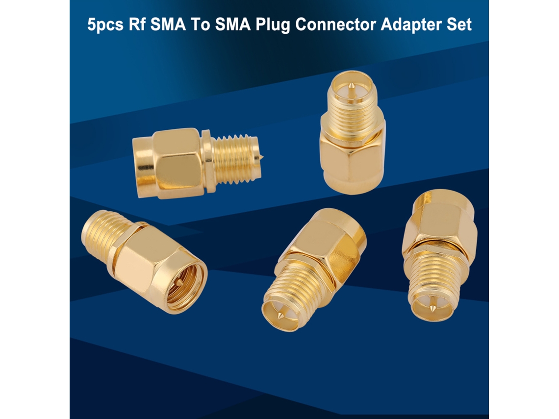 Laxiscreed Adaptador Coaxial Sma Macho Para Fêmea Para Conexões Rf De Alta Compatibilidade
