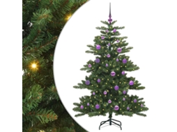 Conjunto 1 Árvore De Natal Artificial Vidaxl Verde Pvc (150 Cm)