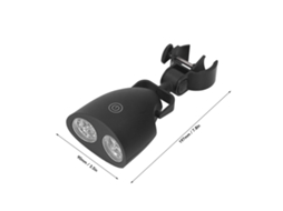 Laxiscreed Laxiscad Luz De Trabalho Led Com Rotação 360° E Brilho Ajustável Em 3 Níveis