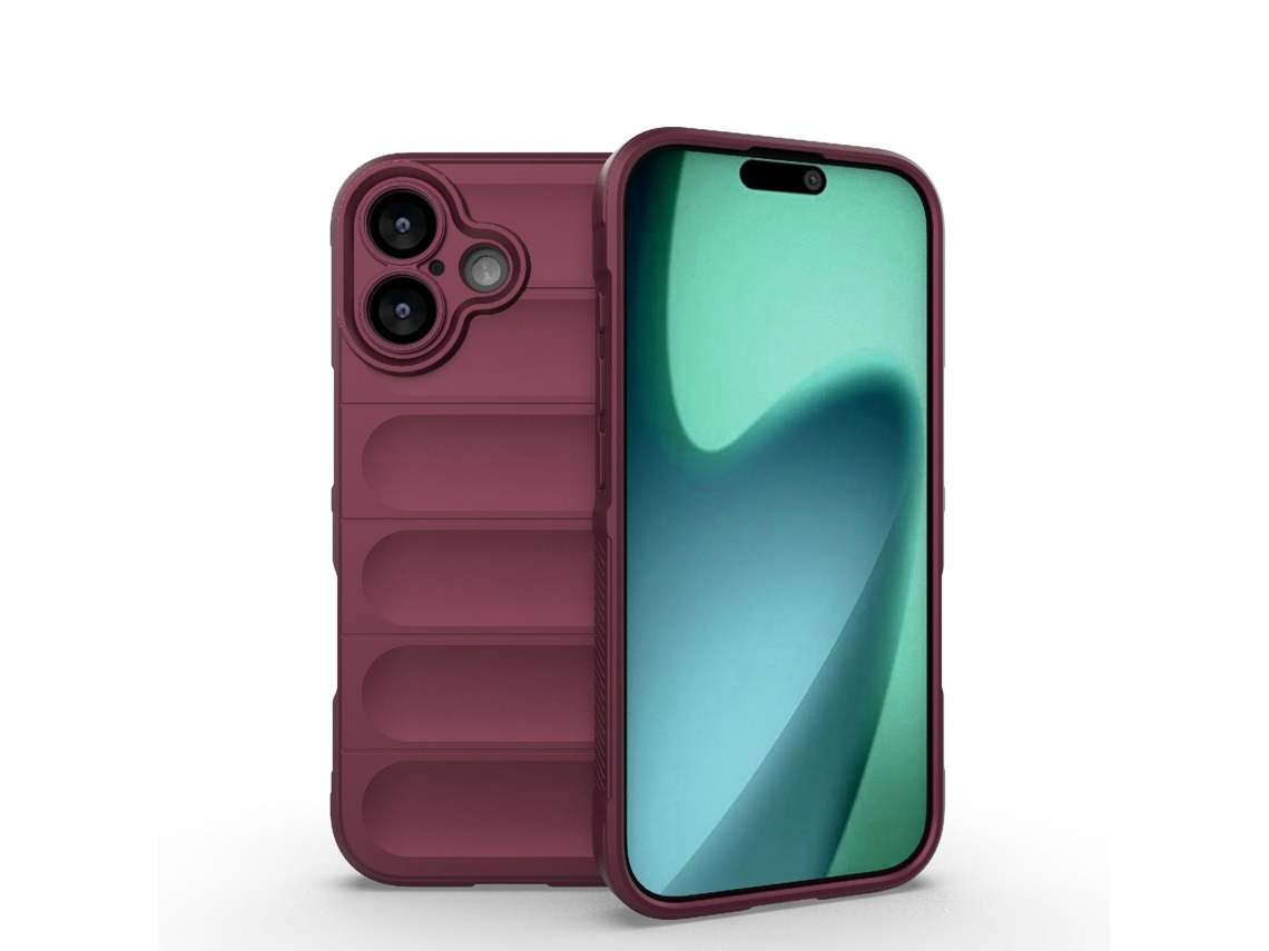 Capa Para Iphone 17,capa Protetora Macia À Prova De Quedas Digitallab (vinho Tinto)