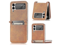 Capa De Telefone Para Samsung Galaxy Z Flip 3 5g Pc Phone Case/multicolor Matte Phone Case (cartão Plugável)