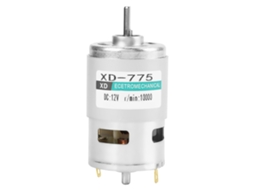 Yuru motor DC XD 775 12V de Escova com Rolamento de Esferas Duplo, 10000rpm, Baixo Ruído