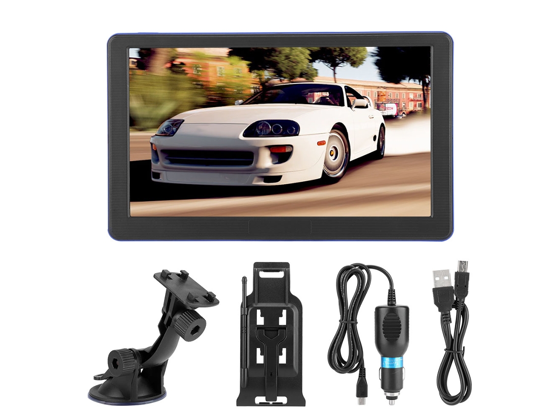 Navegador Gps Portátil com Tela Sensível Navegação Universal