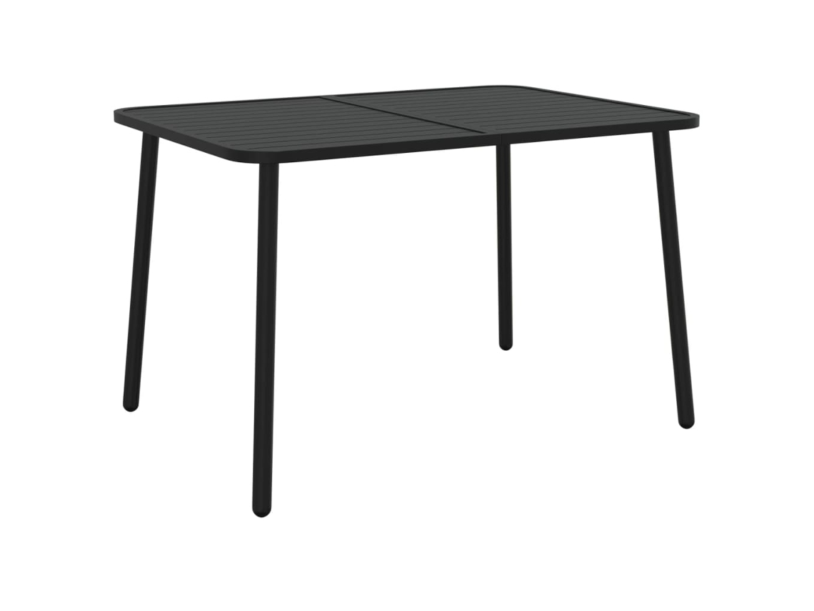 Maison Exclusive - Mesa De Jardim 110x80x71 Cm Aço Antracite
