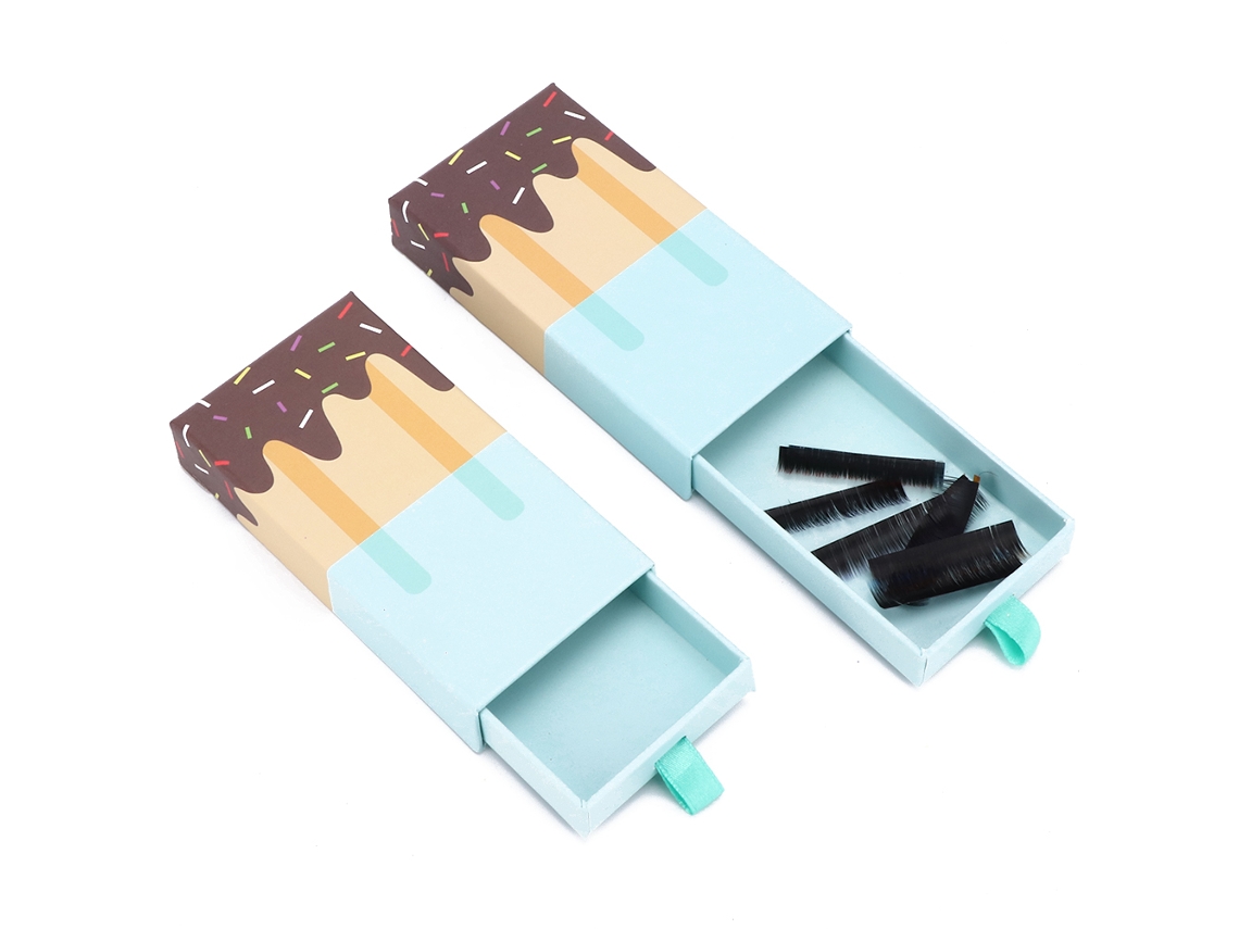Estojo De Armazenamento De Cílios Postiços (azul, 2 Unidades, Retangular Extraível) + Eoocoo