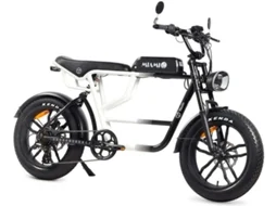 Bicicleta Elérica YOUIN Urban Miami (Autonomia: 100 Km - Branco e Preto)