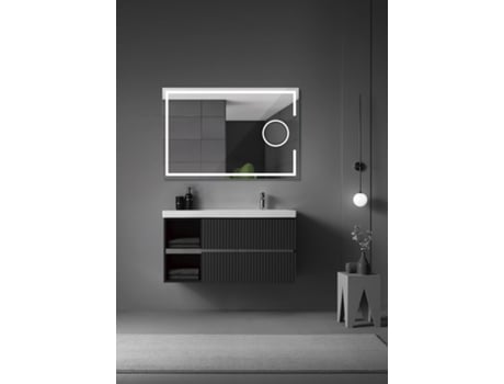 Espelho Espelho de Ampliação com Luz Led X5 Anti-Embaciamento 120 X 80 Cm MICE COLLECTION