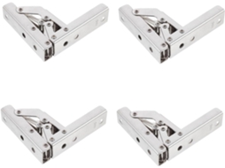 Conjunto De 4 Dobradiças Dobráveis Para Portas Móveis, Resistentes E