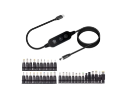 Cabo De Carregamento Rápido Usb Pd65w Ac Dc5525, 5v 9v 12v 15v 20v