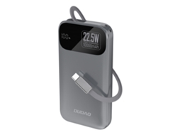 Powerbank K31 10000 Mah 22.5w Pd Z Wbudowanym Kablem Szary DUDAO